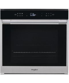 WHIRLPOOL W7OM44S1P cepeškrāsns, 6th Sense, pirolīze, LCD, ner.t. / melna