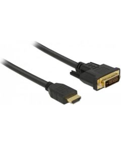 Delock HDMI to DVI 24+1 cable bidirectional 1 m