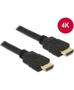 Delock Cable High Speed HDMI with Ethernet - HDMI A male > HDMI A male 4K 0.5m