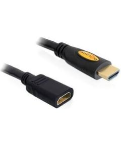 Delock Cable High Speed HDMI with Ethernet extension male / female 1 m