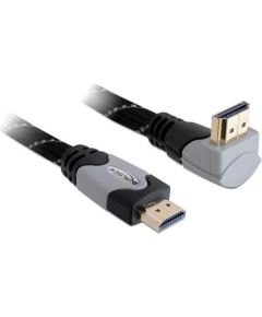 Delock Cable High Speed HDMI with Ethernet HDMI A male > HDMI A male angled 2m