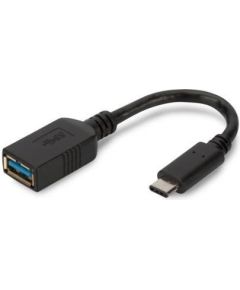 ASSMANN USB 3.0 SuperSpeed OTG Adapter Cable USB C M (plug)/USB A F (jack) 0,15m