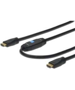 ASSMANN HDMI 1.4 HighSpeed w/Ether. w/ amp. Connection Cable HDMI A M/M 10m