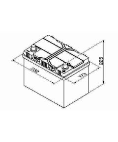 AKUMULATORS Berga BASIC 60Ah 510A 232x175x225-+