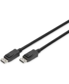 Assmann Cable DisplayPort 8K 30Hz UHD Typ DP/DP M/M with interlock black 1m