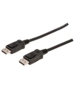 Assmann Cable DisplayPort 1080p 60Hz FHD Type DP/DP M/M with interlock black 3m