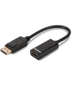 ASSMANN Displayport 1.1a Adapter Cable DP M (plug)/HDMI A F (jack) 0,15m black