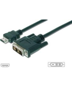 ASSMANN HDMI 1.3 Standard Adapter Cable HDMI A M (plug)/DVI-D(18+1) M (plug) 10m
