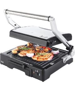 ECG KG 300 Deluxe Contact grill  2000 W 3 working positions - for scalloping, grilling and BBQ / ECGKG300DELUXE