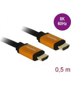 Delock Cable HDMI M/M V2.1 0.5m 8K 60HZ Black