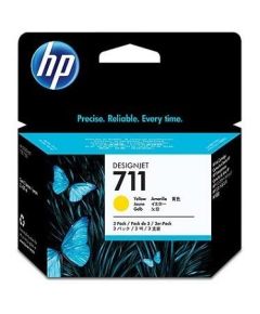 Hewlett-packard INK CARTRIDGE YELLOW NO.711/3-PACK 29ML CZ136A HP