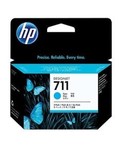 Hewlett-packard INK CARTRIDGE CYAN NO.711/3-PACK 29ML CZ134A HP