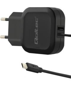 Qoltec AC adapter | 17W | 5V | 3.4A | USB+Micro USB