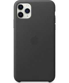 Apple iPhone 11 Pro Max Leather Cover Black