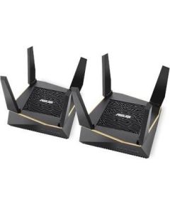 Asus RT-AX92U Wireless AX6100 Tri-Band Gigabit Router, 2pack, AiMesh System