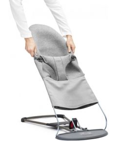 Babybjorn BABYBJÖRN boucer seat fabric Bliss Light Grey, 3D Jersey
