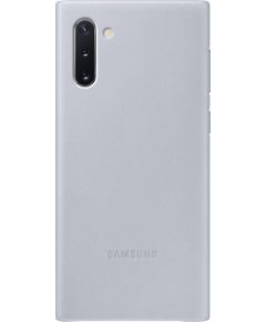 Samsung Galaxy Note 10 Leather Cover Gray