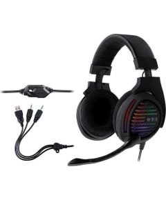 Headphones TRACER GAMEZONE Aligator RGB rainbow LED