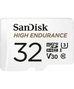 SANDISK HIGH ENDURANCE(recorders and monitoring) microSDHC 32GB V30 with adapter