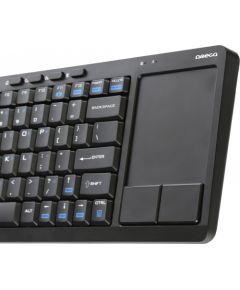 Omega wireless keyboard US SmartTV OKB004B, black (43666)