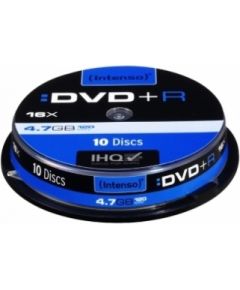 Matricas Intenso DVD+R 4.7 GB 16x 10 Pack Slim Case