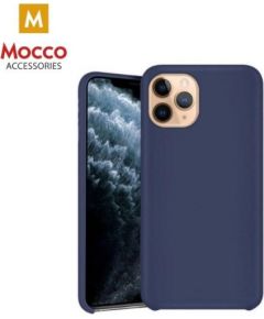 Mocco Ultra Slim Soft Matte 0.3 mm Матовый Силиконовый чехол для Apple iPhone 11 Pro Синий