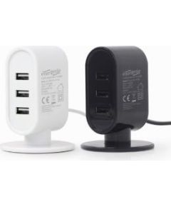 EnerGenie USB Desktop Charger Black/White Mix