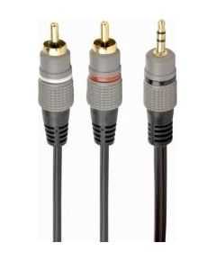 Gembird 2 x RCA Male - 1 x 3.5mm Male 10m Gold plated