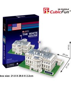 Cubic Fun CubicFun 3D puzle Baltais Nams, ASV