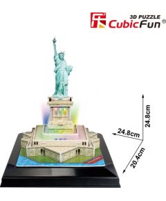 Cubic Fun CubicFun LED 3D puzle Brīvības statuja