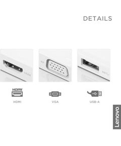 Lenovo 3-in-1 Travel Hub Power Adapter, USB-C