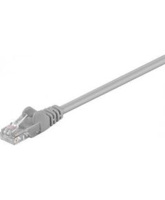 Goobay 68352 CAT 5e patch cable, U/UTP, grey, 15m