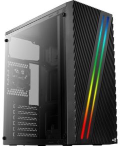 PC case ATX Aerocool STREAK RGB USB 3.0 - DOUBLE RGB STRIP 1x80mm FAN