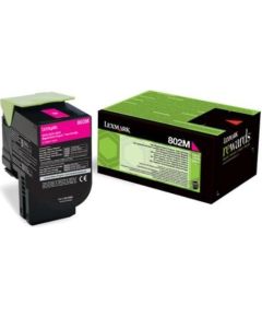 Toner Lexmark 802M magenta | return | 1000 pgs| CX310dn / CX310n / CX410de