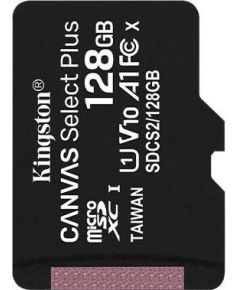 Kingston 128GB 128GB micro SDXC Canvas Select Plus 100R A1 C10  w/o ADP