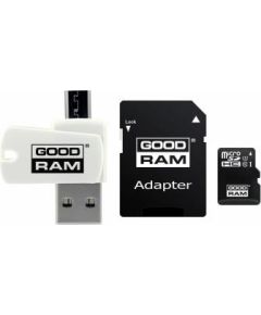 Goodram MicroSDHC 128GB Class 10 UHS I + Card reader + adapter