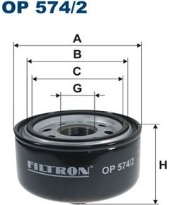 Filtron Eļļas filtrs OP574/2