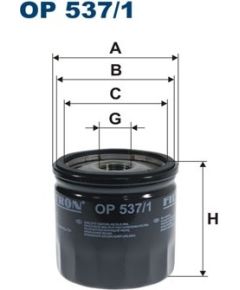 Filtron Eļļas filtrs OP537/1