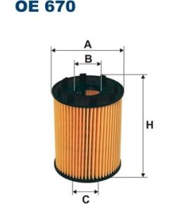 Filtron Eļļas filtrs OE670