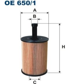 Filtron Eļļas filtrs OE650/1