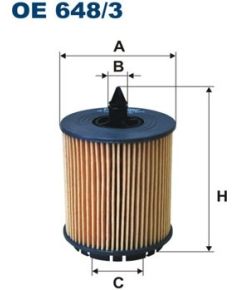 Filtron Eļļas filtrs OE648/3