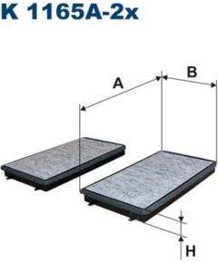 Filtron Salona filtrs K1165A-2X