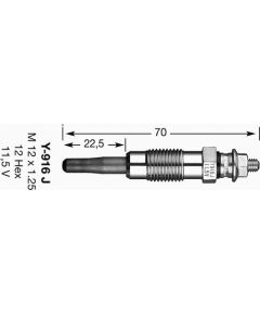 5906 KVĒLSVECE NGK D-Power  6 Y-916J