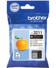 BROTHER LC3211BK TONER BLACK 200P