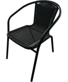 Krēsls pīts metāla 55x56x74 melns