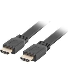 Lanberg cable HDMI M/M V2.0 5M Black Flat