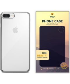 Mocco Original Clear Case 2mm Aizmugurējais Silikona Apvalks Priekš Apple iPhone 7 Plus Caurspīdīgs (EU Blister)