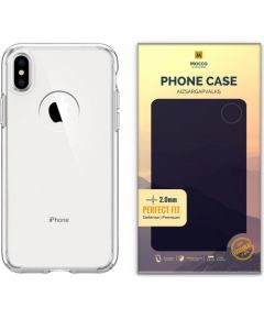 Mocco Original Clear Case 2mm Силиконовый чехол для Apple iPhone XS Max Прозрачный (EU Blister)