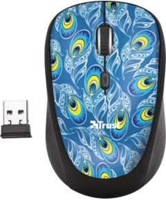 MOUSE USB OPTICAL WRL YVI/PEACOCK 23388 TRUST