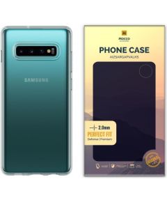 Mocco Original Clear Case 2mm Aizmugurējais Silikona Apvalks Priekš Samsung G970 Galaxy S10e Caurspīdīgs (EU Blister)